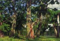 robles tarde 1887 paisaje clásico Ivan Ivanovich árboles